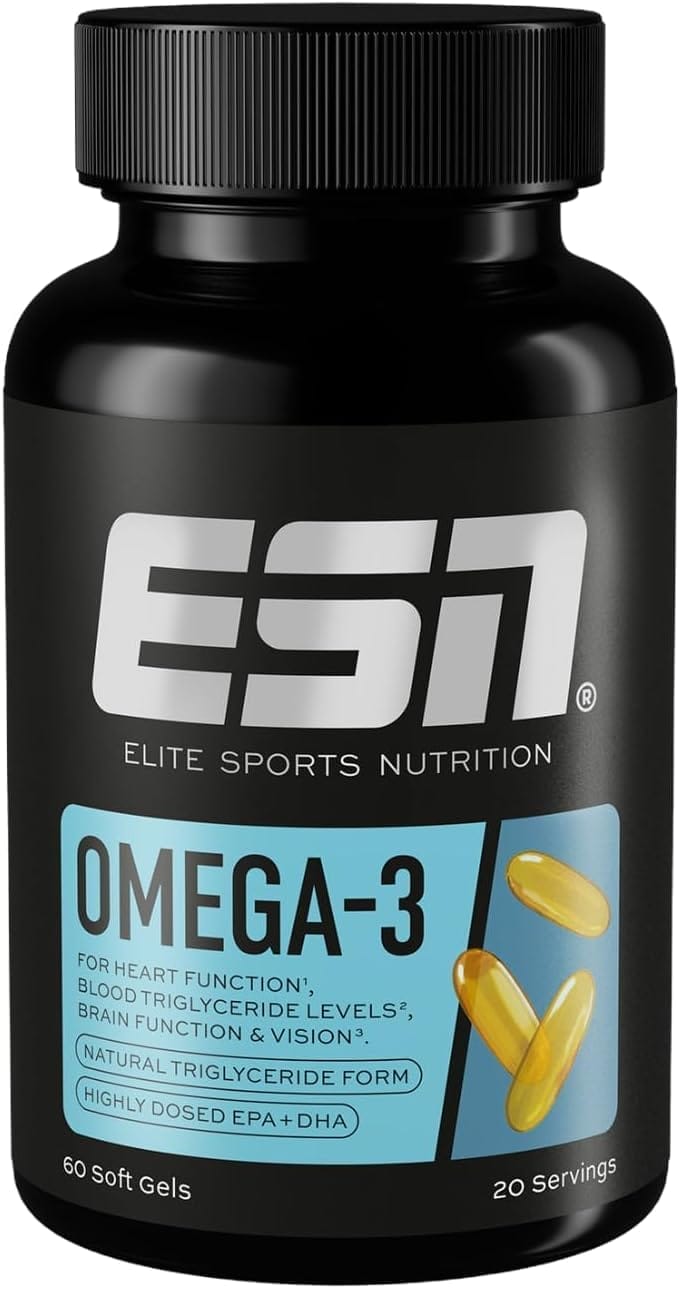ESN Omega-3: Hochdosiertes EPA & DHA für Herz und Gehirn – Unsere Empfehlungen!