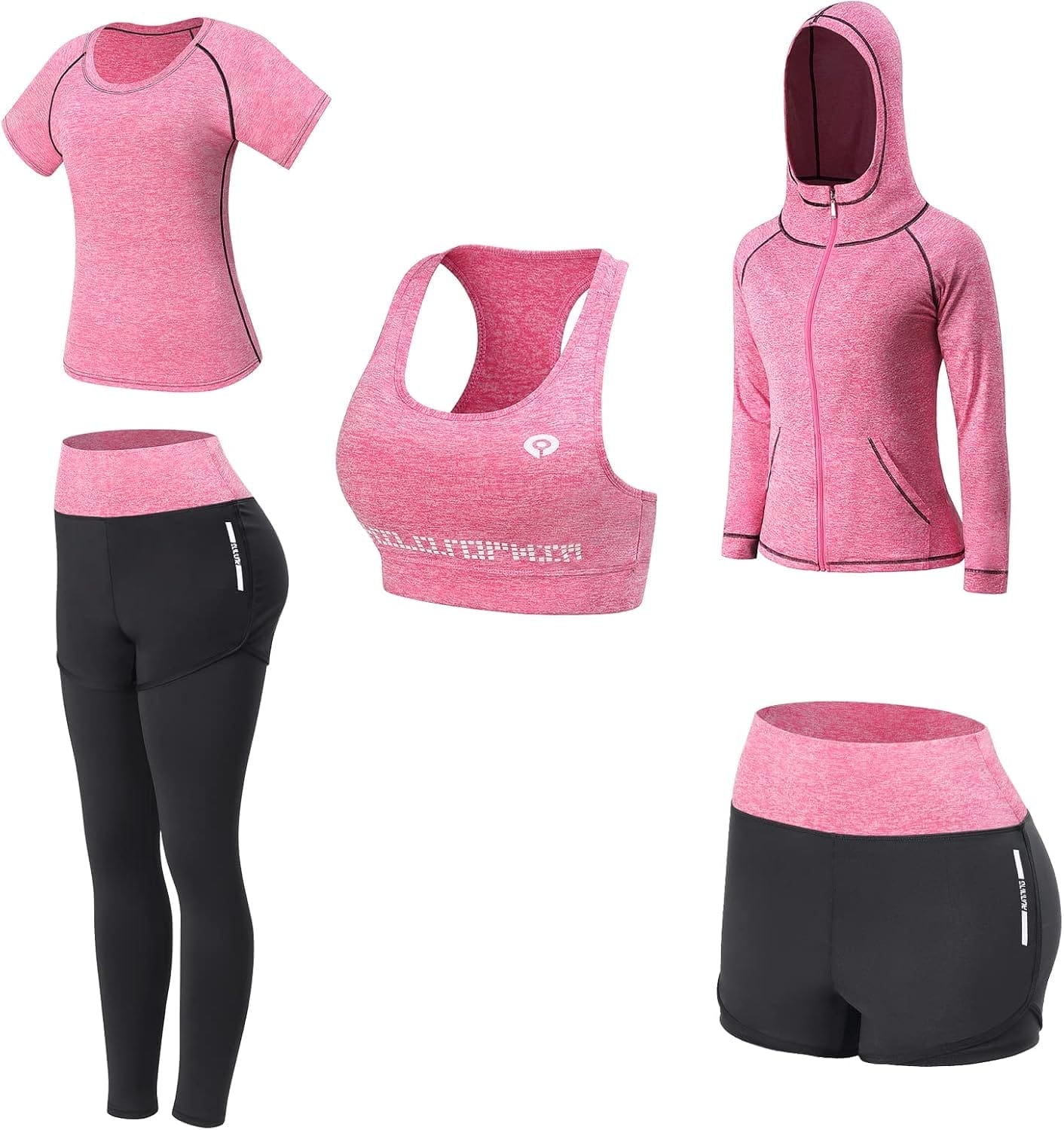 Fitness und Stil: Das JULY’S SONG Yoga Kleidung 5er- …