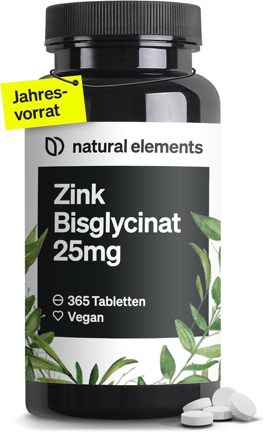 Zink 25mg: Vegan & Hochdosiert – Ihre tägliche Erg …