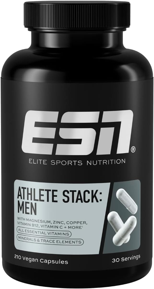 ESN Athlete Stack Men: Test und Erfahrungen zu Vitaminen und Mineralstoffen