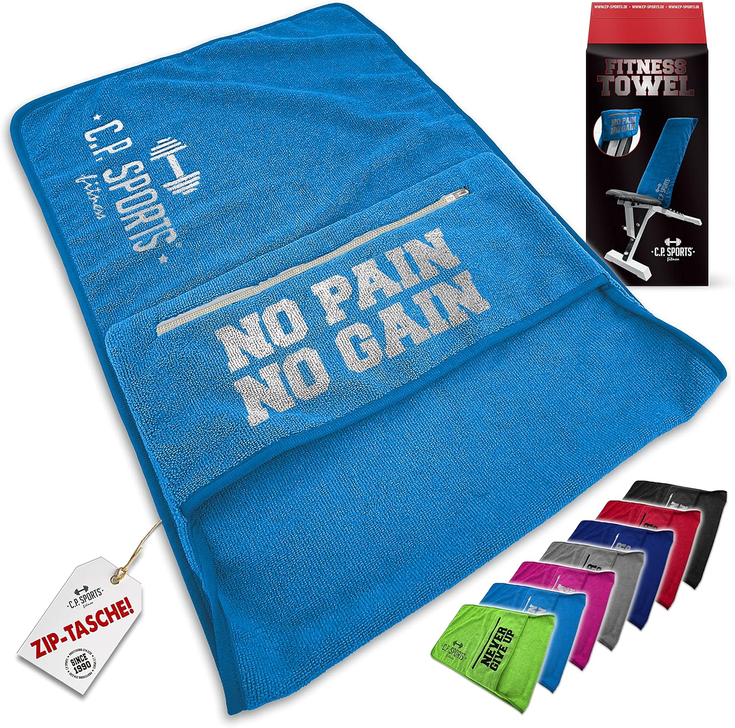 C.P. SPORTS Mikrofaser Fitness Handtuch: Das perfekte Gym-Zubehör für Jedermann!