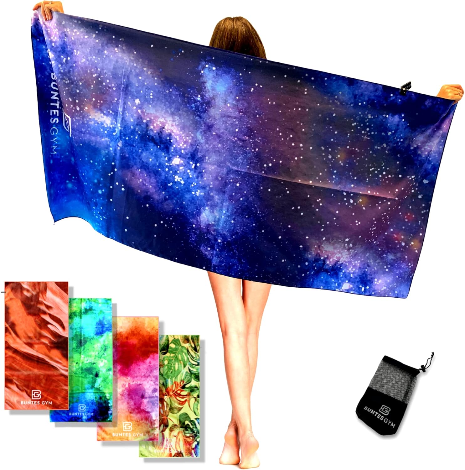 Entdecke das Bunte Gym® Mikrofaser Handtuch: Ideal für Sport, Sauna und Reisen!