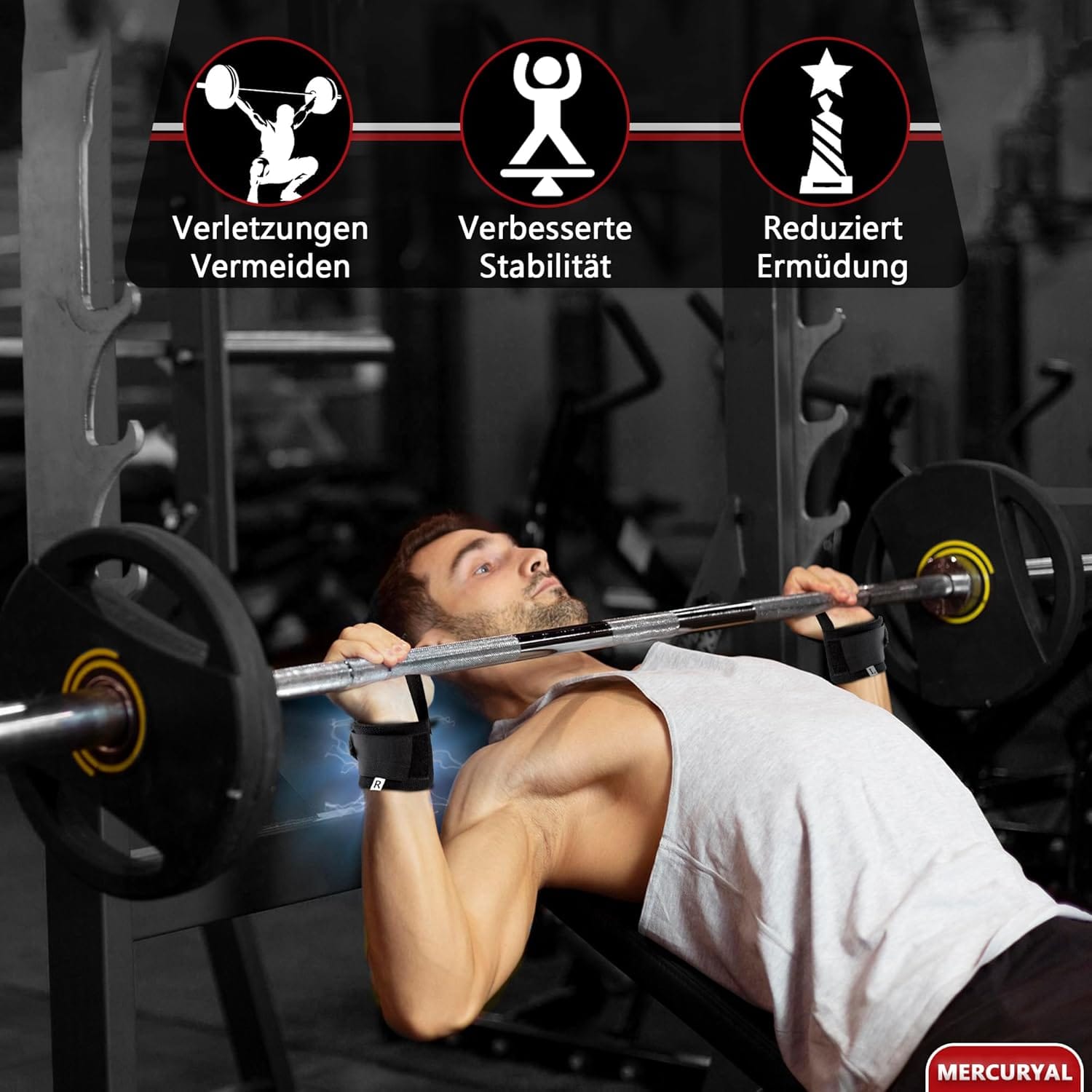 MERCURYAL Handgelenk Bandagen: Der perfekte Support für Kraftsport und Fitness!