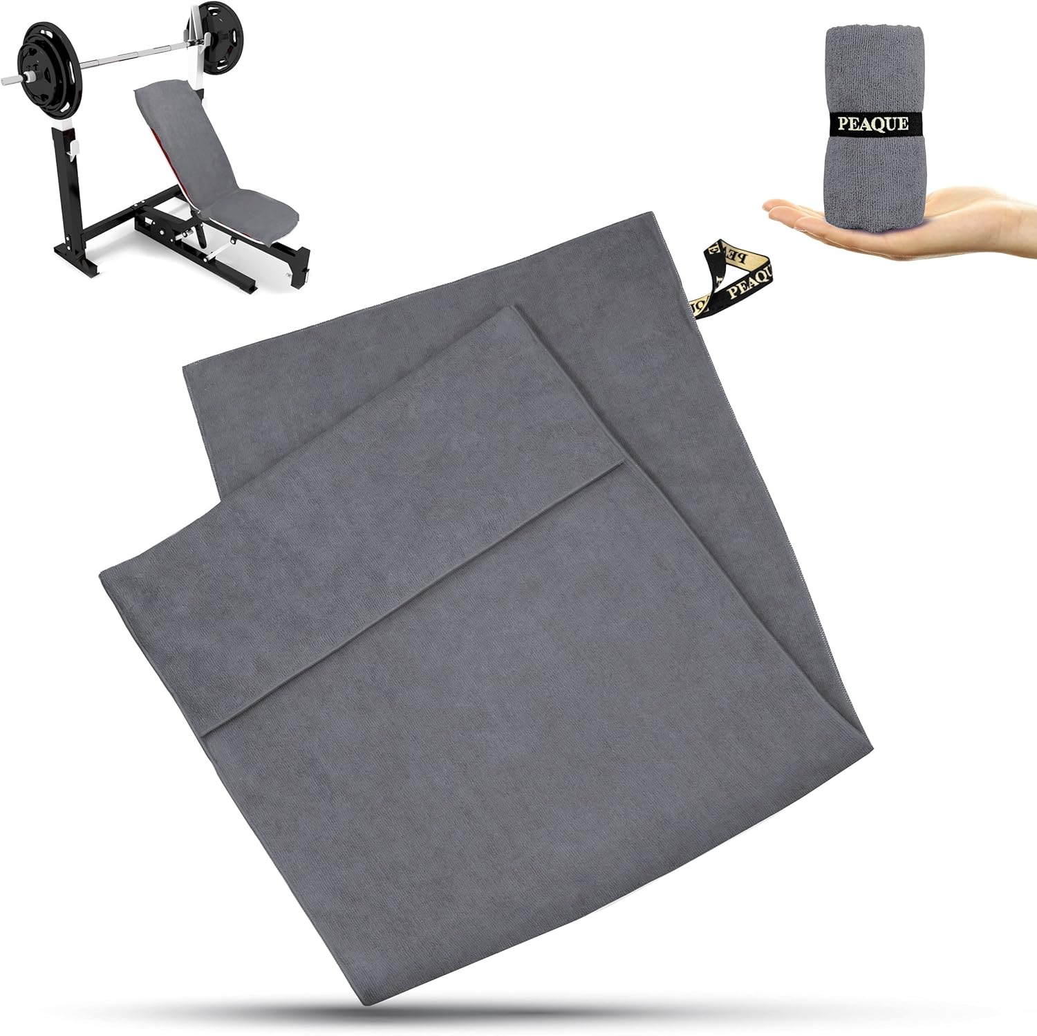 PEAQUE Mikrofaser Fitness-Handtuch: Der perfekte Begleiter für dein Workout!