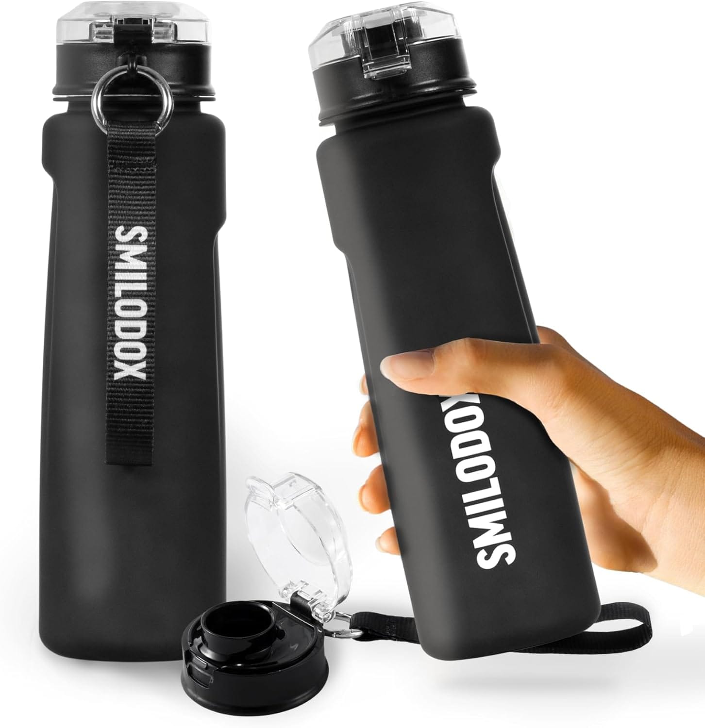 SMILODOX 1L Trinkflasche: Deine perfekte Begleiterin für Fitness und Alltag!
