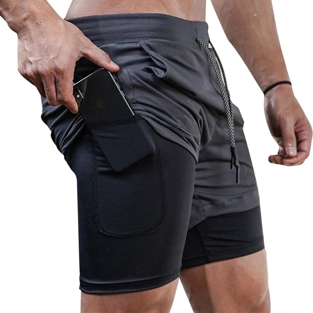 Superora Herren Laufshorts: Die perfekte 2-in-1 Sporthose für Training und Freizeit!