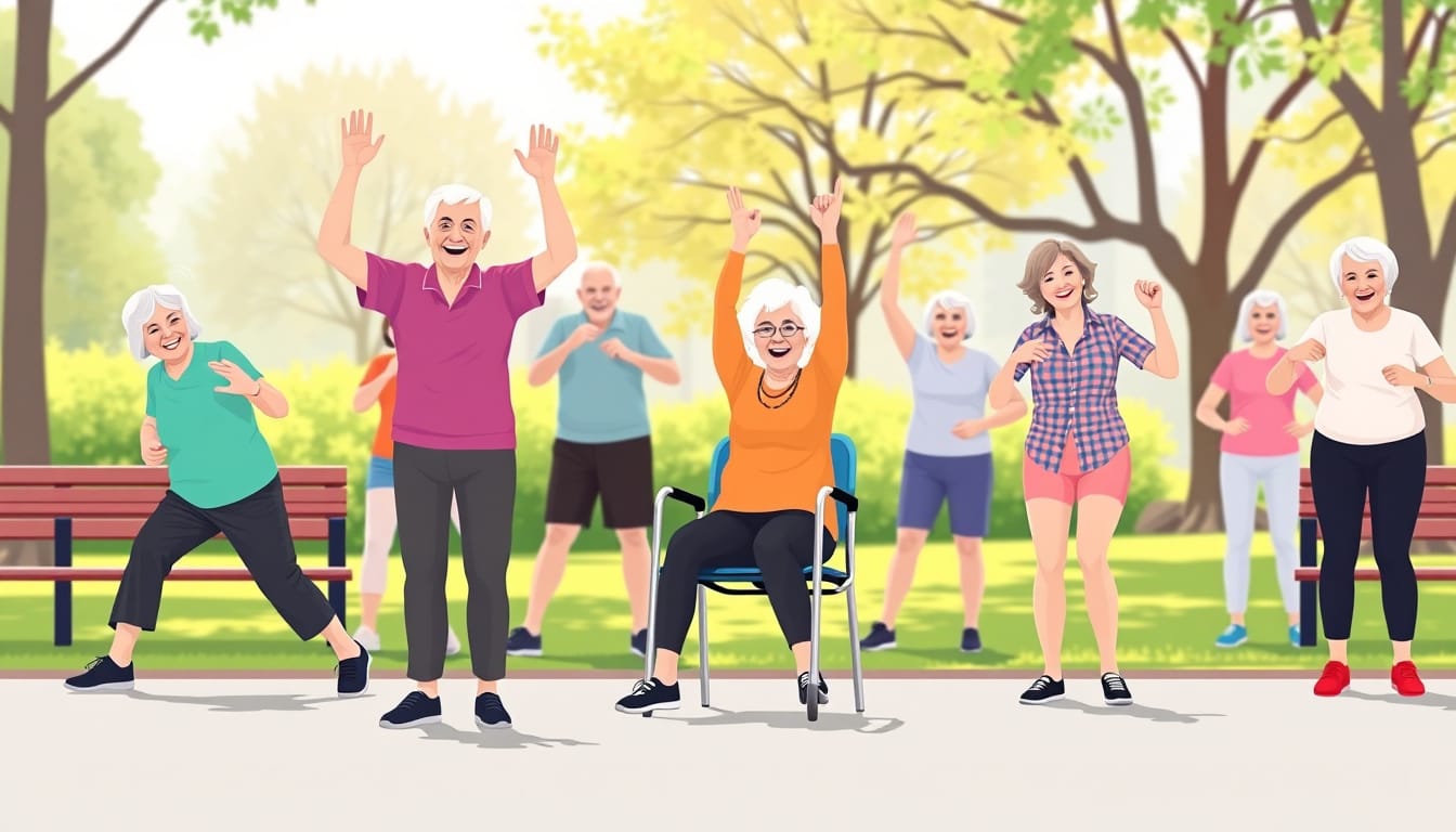 15-minütiges Fitnessprogramm für Senioren: Gesund und ak …